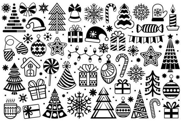 Christmas Decorations Bundle: A Versatile Resource for Creative Projects
