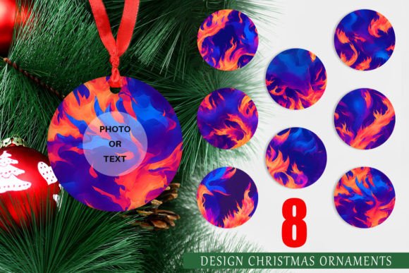 Christmas Ornament Blazing Fire: A Premium Decorative Font