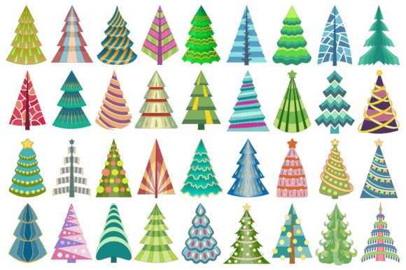 Christmas Tree Artistic Abstract Designs: A Modern Twist on Holiday Creativity