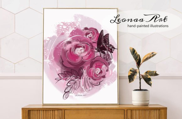 Creating a Romantic Atmosphere with Hand-Painted Roses
