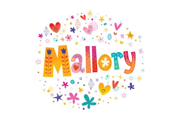 Creating Elegant Decorative Lettering with the Name Mallory