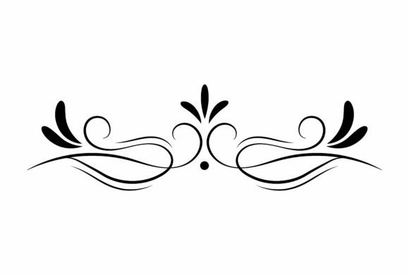 Elegant Abstract Ornament: A Versatile Design Element for Creative Projects