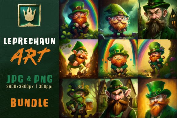 Enhancing Creativity and Branding with the Leprechaun Art Sublimation Art Bundle