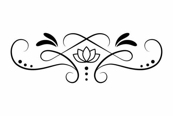 Enhancing Creativity with Royal Floral Clipart and Black Ornament Designs