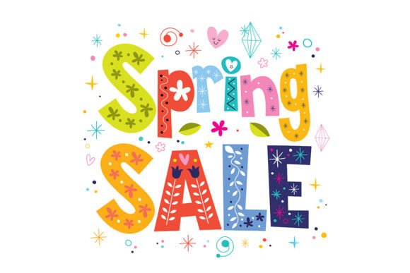 Enhancing Your Spring Sale Marketing with Decorative Lettering Type Design