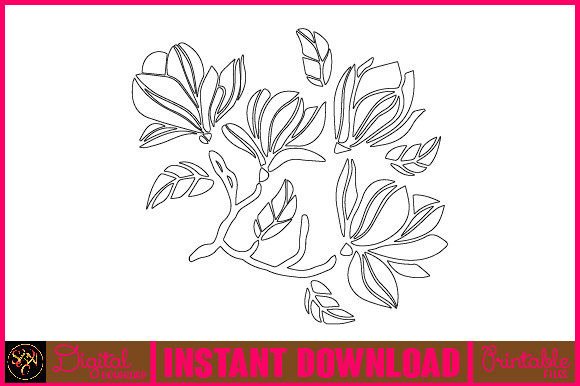Exploring the Beauty of Floral Line Art: A Guide to SVG Elements for Creative Design