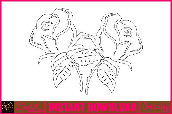 Floral Line Art Flower SVG Elements 64: A Versatile Tool for Creative Projects