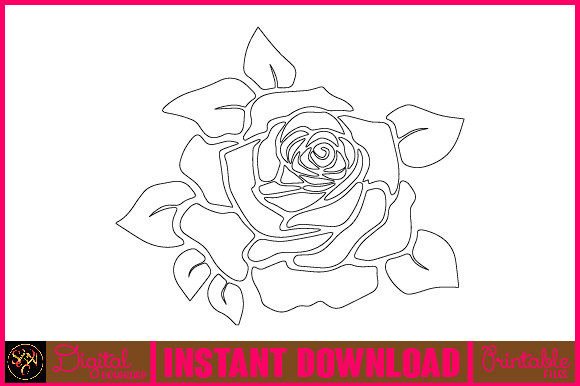 Floral Line Art Flower SVG Elements 66: Creative Possibilities