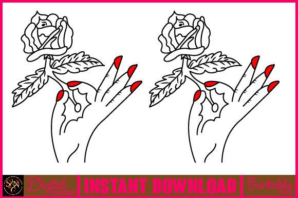 Floral Line Art Flower SVG Elements for Creative Projects