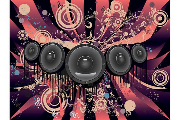 Grunge Loud Speaker: Sound Meets Style