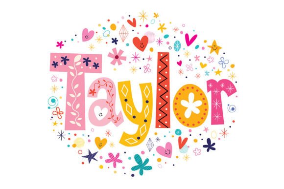 Taylor Name Design Decorative Lettering: A Creative Tool for Personal and Professional Use