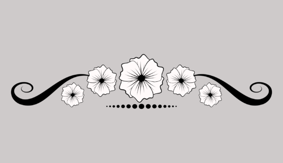 Text Decoration in Design: Elevating Aesthetics with Floral Elements and Precision