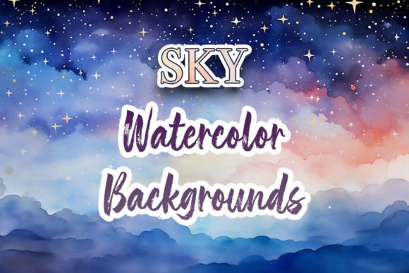 Watercolor Sky Backgrounds: A Creative and Versatile Art Choice