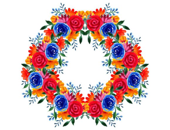 Watercolor Wreath PNG Floral Clipart: Elevating Design with Natural Elegance
